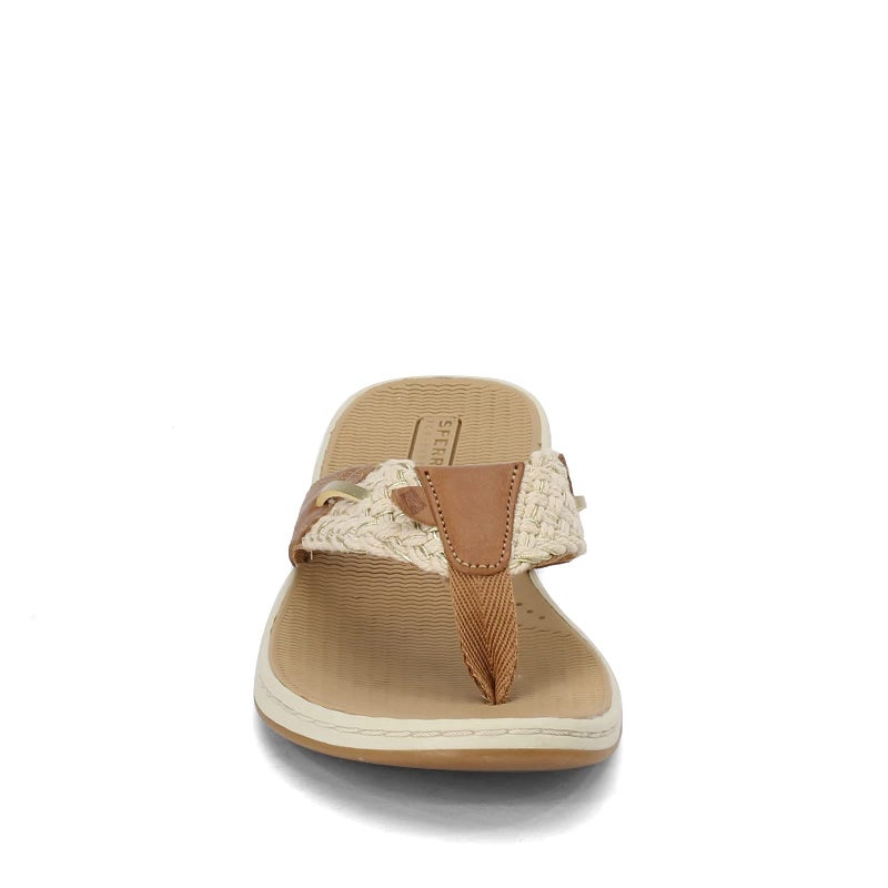 Sperry Women's Parrotfish Flip-Flop, Sahara/Gold, 10 - Image 3